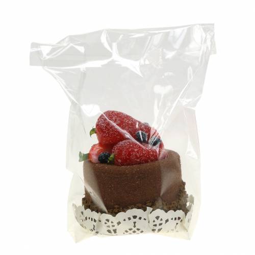 Floristik24 Deko Törtchen Schoko Food-Attrappe 7cm
