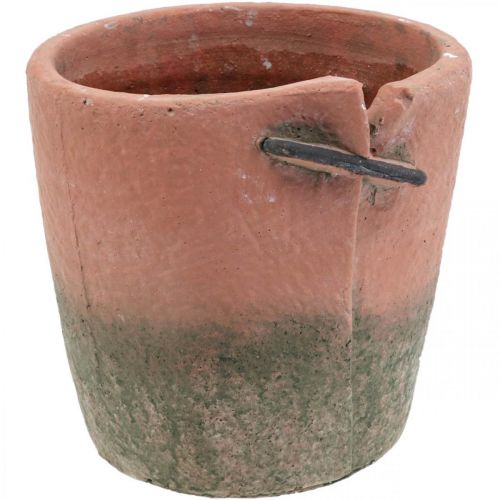 Floristik24 Beton Blumentopf Übertopf Terracotta Topf Ø18cm H17cm