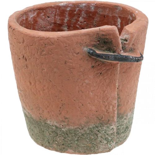 Floristik24 Beton Blumentopf Übertopf Terracotta Topf Ø13cm H13cm