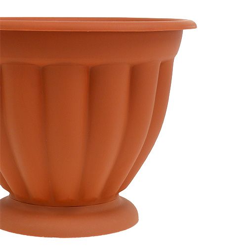Floristik24 Topf mit Fuß Pflanzkübel Kunststoff Ø15cm H13cm