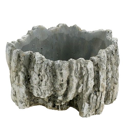 Floristik24 Topf mit Rinden  20,5cm x 17cm 1St
