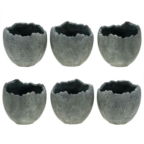 Pflanztopf Eischale Ø12cm H11,5cm 6St