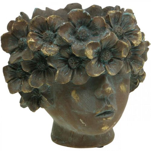 Floristik24 Pflanztopf Büste Blumentopf Mädchen mit Gesicht H19cm