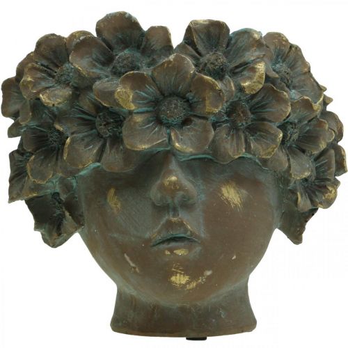 Floristik24 Pflanztopf Büste Blumentopf Mädchen mit Gesicht H19cm