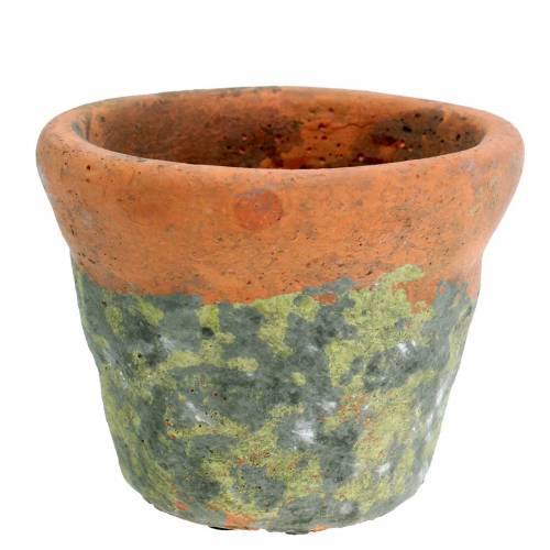 Floristik24 Pflanztopf Übertopf Vintage Natur Ton Ø14,5cm H12cm 2St