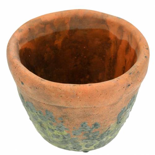 Floristik24 Pflanztopf Übertopf Vintage Natur Ton Ø8,5cm H7cm 4St
