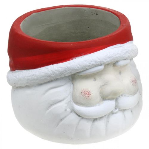 Floristik24 Übertopf Weihnachtsmann Blumentopf Weihnachten Beton H10cm 2St