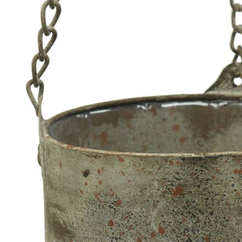 Floristik24 Pflanztopf zum Hängen Antik Ø10/14cm 2St
