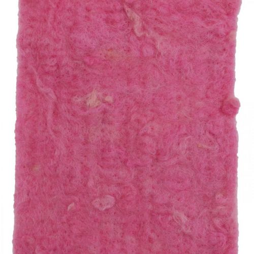 Floristik24 Filzband, Topfband, Wollfilz Pink, Orange Meliert 15cm 5m