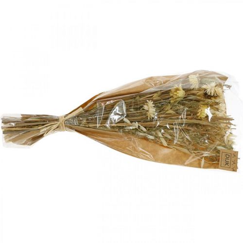 Trockenblumen Bouquet Natur 45cm