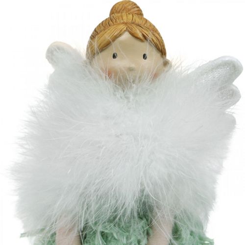 Floristik24 Türstopper Weihnachtsengel Engel Figur Grün H38cm