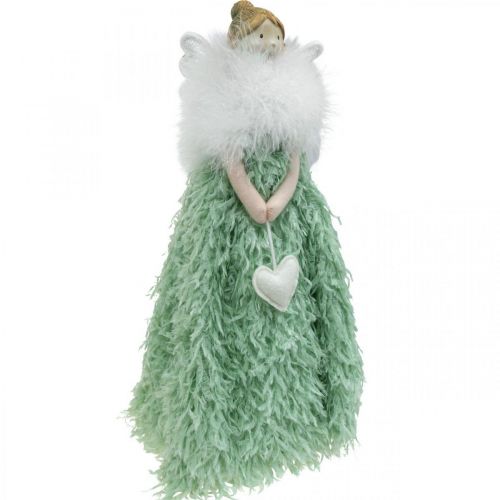 Floristik24 Türstopper Weihnachtsengel Engel Figur Grün H38cm