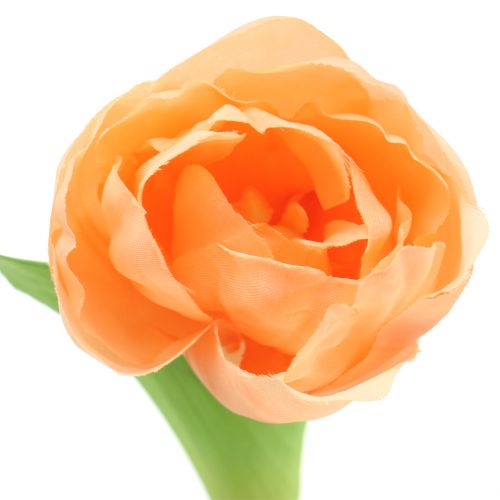 Floristik24 Tulpe künstlich Pfirsichfarben 26,5cm 5St