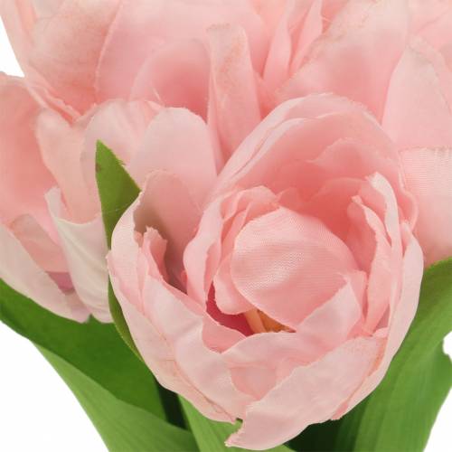 Floristik24 Tulpen künstlich Rosé 26,5cm 5St