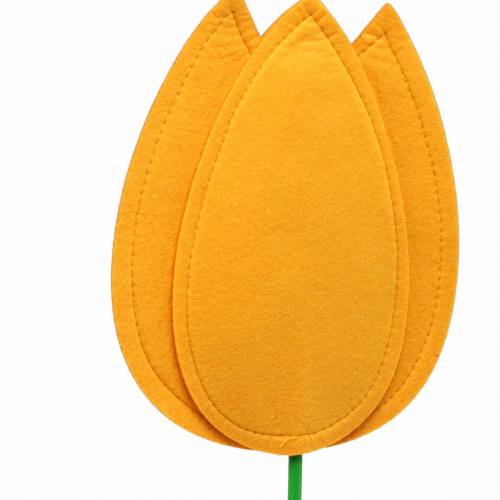 Artikel Filzblume Tulpe Gelb H68cm