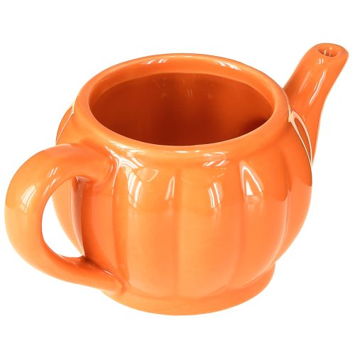 Artikel Übertopf Keramik Teekanne Orange sortiert 15×9×6,5cm 2 St