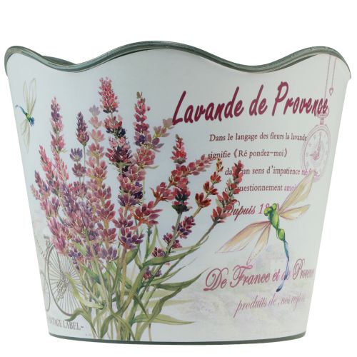 Übertopf Kunststoff Lavendel Blumentopf Ø13,5cm H12cm