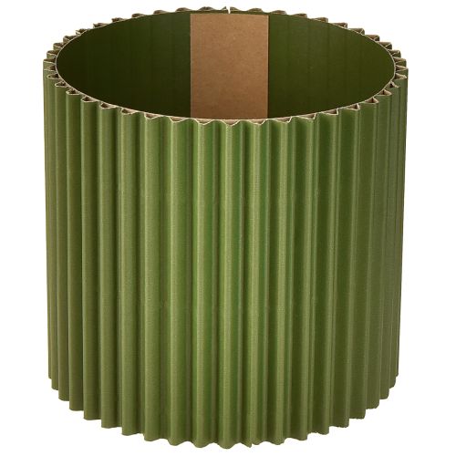 Artikel Übertopf Papier Blumentopf Dunkelgrün Ø13cm H12cm 4 St
