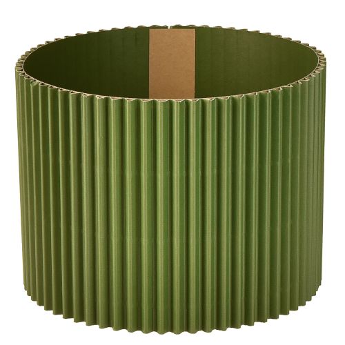 Übertopf Papier Dunkelgrün Blumentopf Ø19cm H14cm 3 St