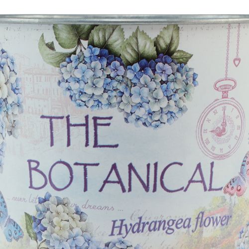 Artikel Übertopf Blumentopf Metall klein Hortensie Ø17,5cm H16cm