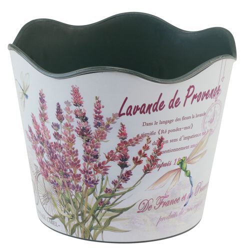 Artikel Übertopf Kunststoff Blumentopf Sommer Lavendel Ø16,5cm H13,5cm