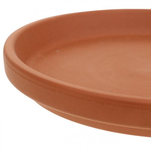 Artikel Blumen-Untersetzer, mediterrane Keramik, Terrakotta Ø15,5cm