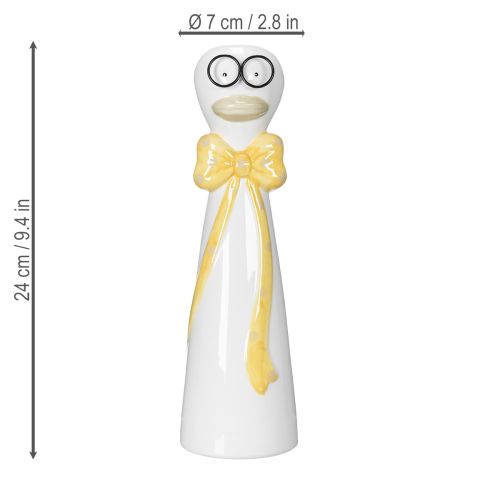 Artikel Vase Ente mit niedlichem Design für lustige Tischdekoration 24cm 2St