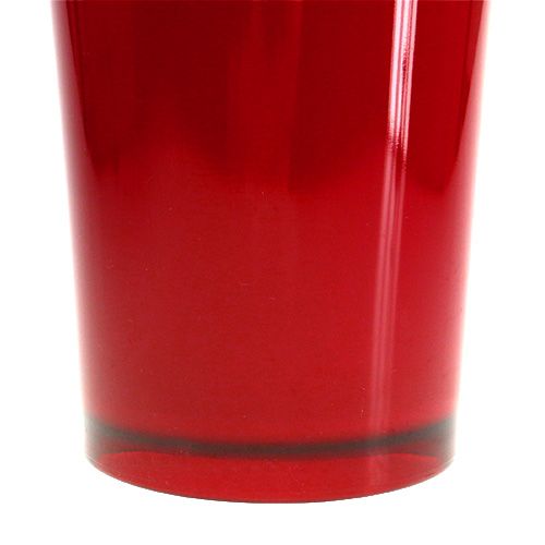 Floristik24 Vase „Fizzy“ Ø13,5cm H20cm Rot 1 St
