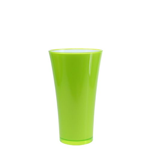 Floristik24 Vase „Fizzy“ Ø14,6cm H21cm Apfelgrün 1 St