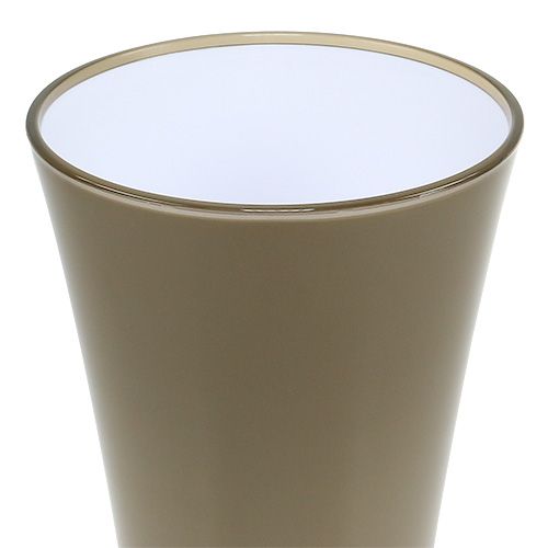 Artikel Vase „Fizzy“ Ø13,5cm H20cm Platingrau, 1St