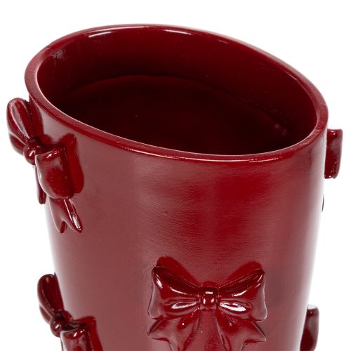 Dekovase Stiefel aus Polyresin
