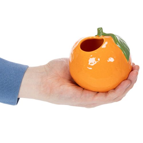 Artikel Zitrusvase Orange und Zitrone als extravagantes Wohnaccessoire Sommerdeko 10cm 2St