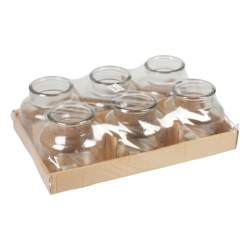 Artikel Minivasen Glas Deko Retro Glasvasen Ø12cm H12cm 6 St