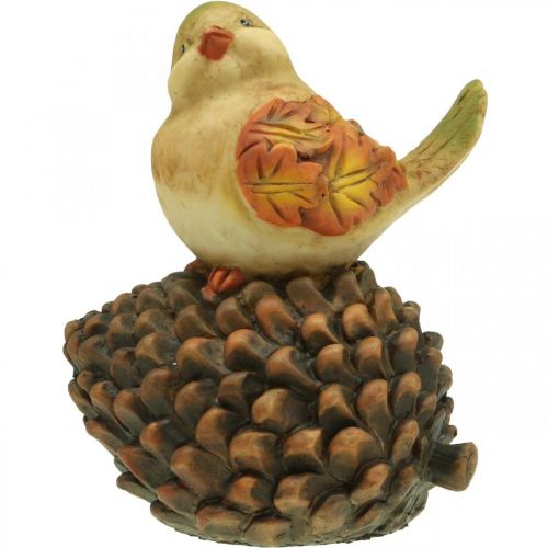 Artikel Herbstdeko Vogel Deko Zapfen Vogelfigur Herbst H19cm