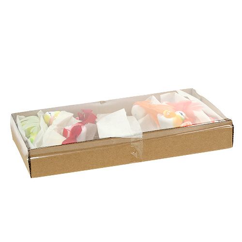 Floristik24 Vogel 8cm farbig sort. 12St