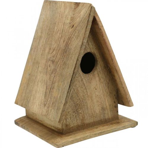 Deko-Vogelhaus, Nistkasten zum Stellen Naturholz H21cm