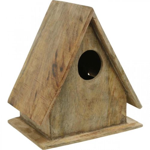 Floristik24 Vogelhaus zum Stellen, Deko-Nistkasten Naturholz H29cm