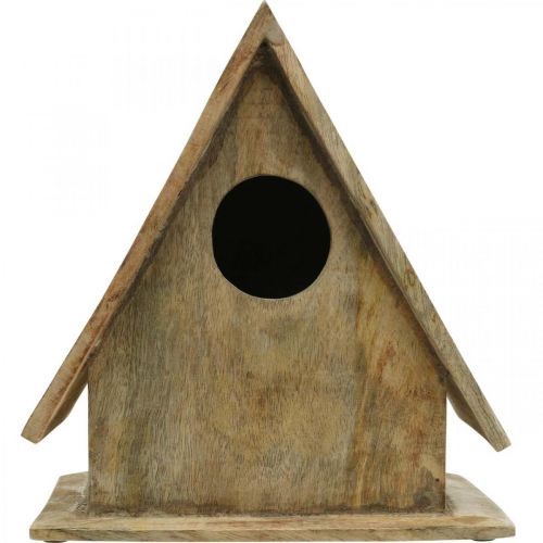 Floristik24 Vogelhaus zum Stellen, Deko-Nistkasten Naturholz H29cm