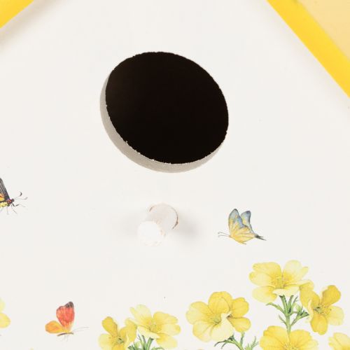 Artikel Vogelhaus dekorativ mit Blumenmuster für Innenbereich und Balkon 21cm