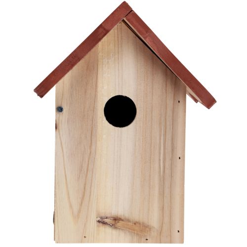 Floristik24 Vogelhaus aus Holz Nistkasten Natur Braun/Beige 23cm 1 St