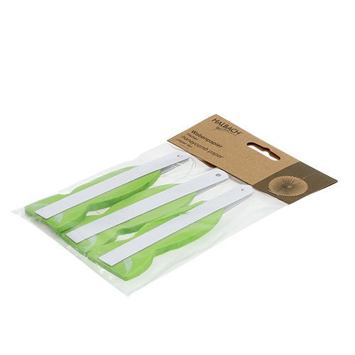 Floristik24 Wabenpapier Blume Grün Ø20cm 3St