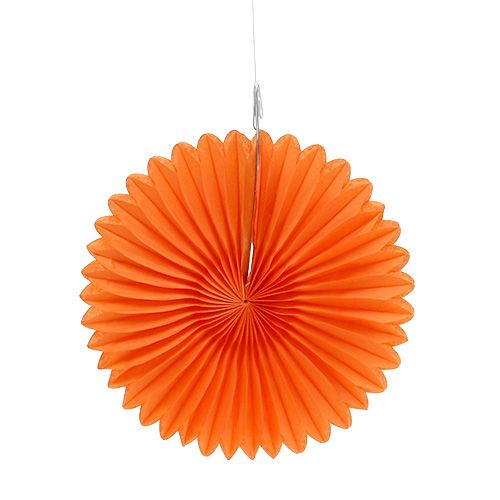 Floristik24 Wabenpapier Blume Orange Ø20cm 3St