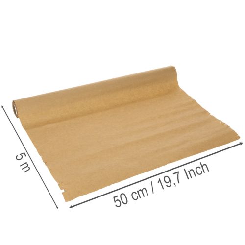 Wabenpapier Rolle Braun 5 m x 50 cm für kreative Dekorationen | Floristik24.at