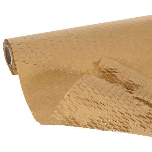 Wabenpapier Rolle Braun 5 m x