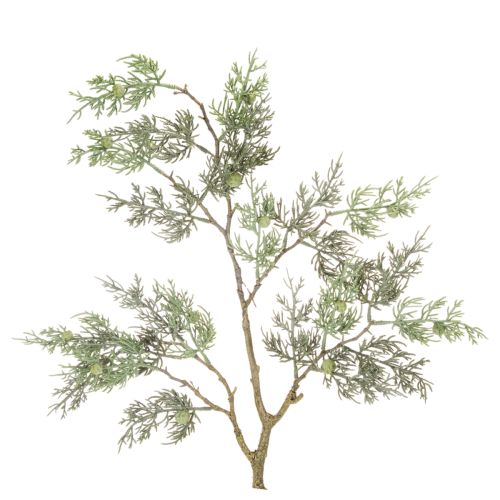 Künstlicher Wacholderzweig aus Kunststoff Grün 86cm für Vasen und Dekoration