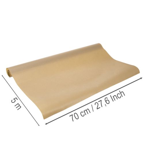 Wachspapier Rolle Braun 70 cm x 5 m für Floristik und Lebensmittelverpackung | Floristik24.at
