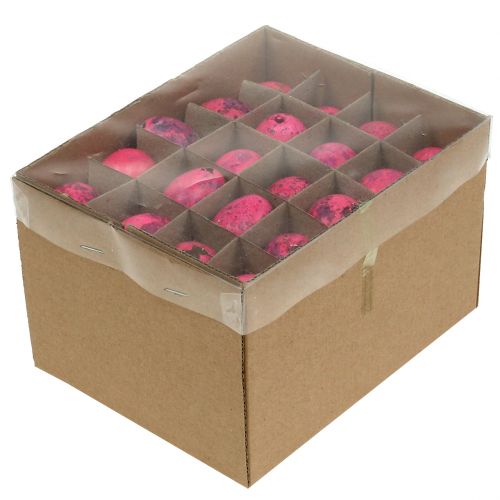 Artikel Wachteleier Pink 3,5-4cm Ausgeblasene Eier Osterdekoration 50 St