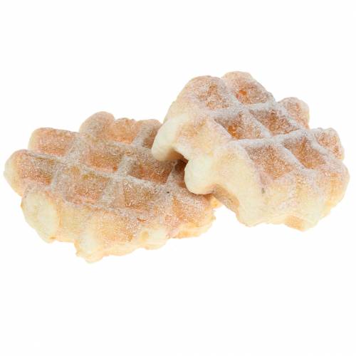 Floristik24 Waffel künstlich Ø9cm 2St