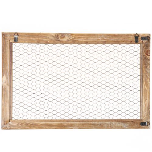 Artikel Wanddeko Holz Metall Rustikale Deko Braun 40x60cm