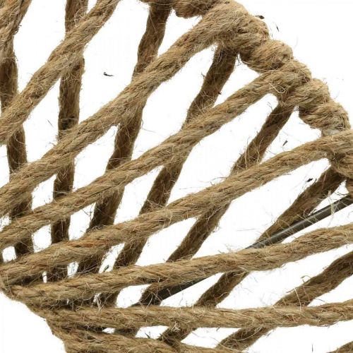 Floristik24 Wanddeko Boho Style, Dekoring Juteband Ø38cm